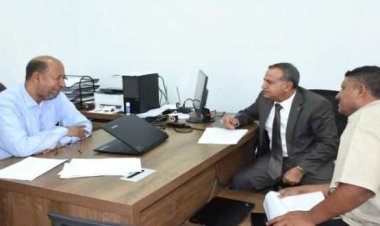 رئيس جامعة عدن يبحث مجالات التعاون المشترك مع المجلس الطبي الأعلى