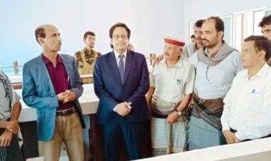 رئيس تنفيذية انتقالي حبان يشارك في افتتاح ثانوية الشبلي بتمويل إماراتي