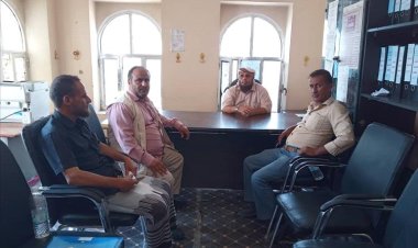 نائب رئيس اللجنة التنسيقية لمشروع عدالة الأحداث الشعيبي يعقد لقاء عمل مع مدير عام الأوقاف محافظة الضالع