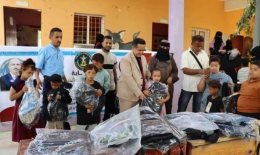 انتقالي لحج يدشن توزيع الحقائب المدرسية لذوي الاحتياجات الخاصة بالحوطة