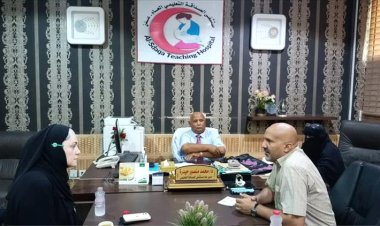 مدير عام مستشفى الصداقة بعدن يبحث مع أطباء بلا حدود الفرنسية سبل التعاون المشترك