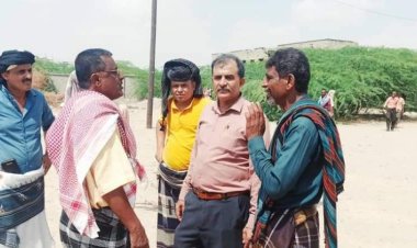 انتقالي أبين يطلع على حيثيات الانفجار بمدرسة سعد بزنجبار