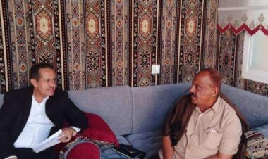 الحالمي والعمري يناقشان الأوضاع الأمنية والعسكرية في محافظة لحج