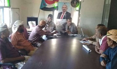 تنفيذية انتقالي المسيمير تقف أمام معاناة النازحين في اجتماعها الدوري