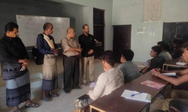 حبتور يدشن العام الدراسي 2024_2025 في المعهد التقني الصناعي بشبوة