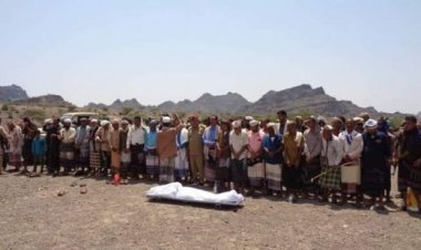 تشييع جثمان الشهيد رمزي الحوشبي في مسيمير لحج