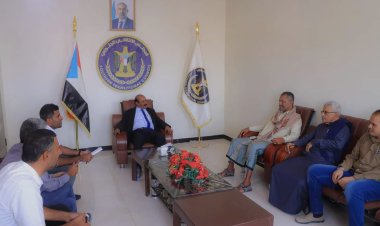 رئيس تنفيذية انتقالي شبوة يلتقي أمين عام نادي الصمود الرياضي