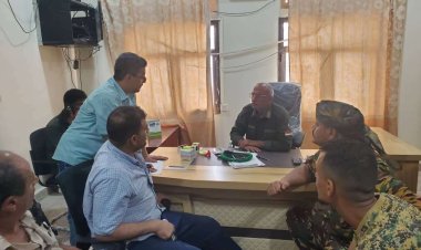 إستلام مشروع "إعادة تأهيل شرطة البساتين" بمديرية دار سعد من الجهة المنفذة