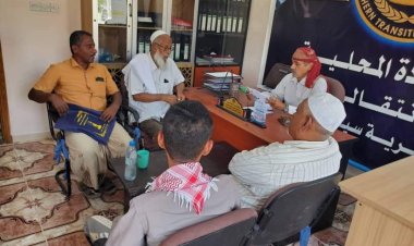 رئيس انتقالي مديرية سيئون يلتقي بإدارة مدرسة مدودة للتعليم الاساسي