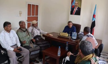 انتقالي أبين يلتقي قيادة اللجان المجتمعية بدلتا المحافظة