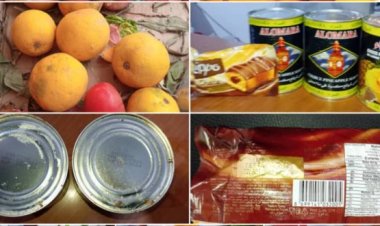 قسم الاصحاح البيئي بمكتب الأشغال العامة والطرق يضبط محلات تبيع مواد غذائية منتهية الصلاحية وعدد من المحلات مخالفة للأشتراطات الصحية