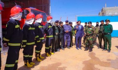 افتتاح مبنى الدفاع المدني بمحافظة شبوة