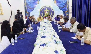 رئيس تنفيذية انتقالي حضرموت يلتقي لجنة الحشد بالساحل لمليونية الهوية الجنوبية