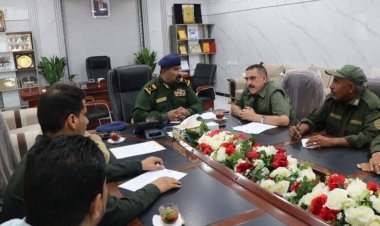 لقاء أمني بالعاصمة عدن لمناقشة تدشين إصدار البطائق الذكية لمنتسبي الشرطة.