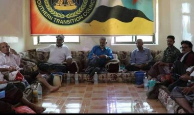 اليهري والسعدي يلتقيان بأعضاء القيادة المحلية والجمعية الوطنية ومجلس المستشارين في محافظة الضالع