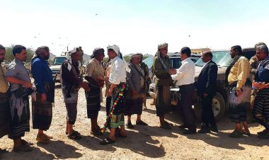 باعوم والشقي يؤديان واجب العزاء في استشهاد العقيد أحمد السليماني