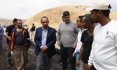 المحافظ بن ماضي يطلع على سير أعمال الشق والسفلتة بطريق "ملعب بارادم - الغليلة - إمبيخة"