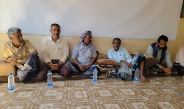 رئيس تنفيذية انتقالي شبوة يلتقي قيادة وأعضاء مركز عتق القديمة