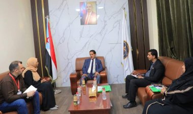 الشقي يبحث مع نداء جنيف التنسيق والتعاون المشترك للبرامج التدريبية التوعوية بمحافظات الجنوب