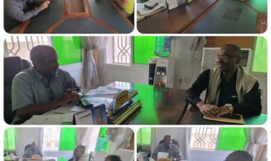 مدير هيئة الأراضي بغيل باوزير يلتقي مدير مشروع النظافة والتحسين بالمديرية