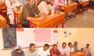 لحج.. نقابة المعلمين والتربويين الجنوبيين بحالمين  تنتخب هيئة إدارية جديدة