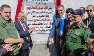 وزير النقل مشروع بوابة وجولة مطار عدن الدولي