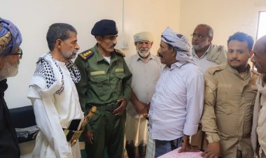 رئيس تنفيذية انتقالي شبوة يطلع على الاوضاع في عسيلان خلال زيارته التفقدية للمديرية