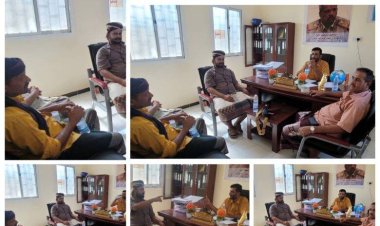 مدير عام مديرية الملاح يستعرض أبرز مستجدات الأوضاع المجتمعية والأمنية