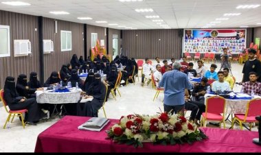 منسقية انتقالي كلية الآداب بجامعة حضرموت تنظم أمسية بعنوان "فن التفاوض والاقناع"