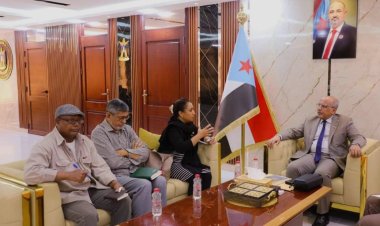 الكثيري يستقبل وفدًا من منظمة "مدنيين في ظل الصراع" (سيفيك) الدولية