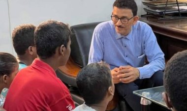 مدير عام الشؤون الاجتماعية يستقبل عددا من الأطفال المستفيدين من نظام إدارة الحالة ‏