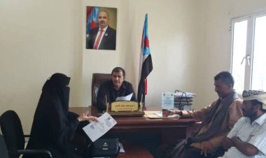 نائب رئيس انتقالي أبين يبحث أوضاع مديرية أحور مع رئيس انتقالي المديرية