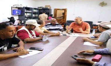 اجتماع يناقش انجاز مشروع تعزيز الأمن المائي بالعاصمة عدن