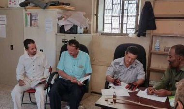 مكتب تربية الحصين بالضالع يواصل نزولاته وتقييمه لمدارس المديرية