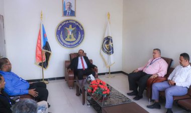 رئيس تنفيذية انتقالي شبوة يلتقي وفد من صحيفة 14 أكتوبر