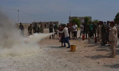 محاضرة توعوية حول مخاطر الحرائق وكيفية التعامل معها في كتيبة الخاصة