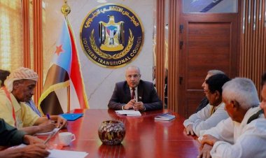 الكثيري يلتقي لجنة الاحتجاجات الشعبية في دلتا أبين