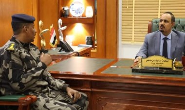 المحافظ بن ماضي يطّلع على جهود إدارة مكافحة المخدرات بأمن حضرموت