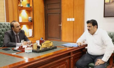 محافظ حضرموت يبحث واقع وأوضاع قطاع المياه والصرف الصحي