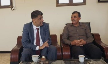 انتقالي أبين يطلع على أوضاع كلية مجتمع أبين التقنية