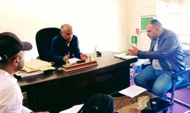 مدير عام  الحصين يناقش مع ممثلي منظمة اكتد تدخلاتها بالمديرية