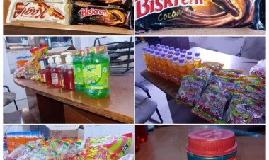 قسم الاصحاح البيئي بمكتب الأشغال العامة والطرق يضبط عدد من المحلات تبيع مواد منتهية الصلاحية