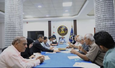 الأمانة العامة تناقش سير عمل الهيئة التنفيذية لمنسقية المجلس بجامعة أبين وتشيد بأدائها