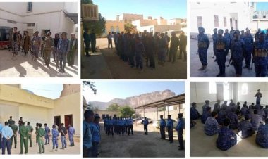 إدارة التوجيه المعنوي بشرطة الوادي والصحراء تنظم محاضرات توعوية في عدد من أمن المديريات والوحدات الأمنية حول صلاحيات ومهام رجال الشرطة.