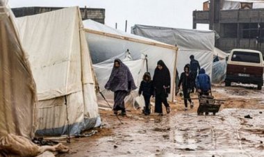 تضرر 10 آلاف خيمة في غزة بسبب الأمطار