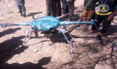 المضادات الجنوبية تسقط طائرة مسيرة حوثية شمال الضالع