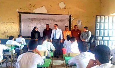 انتقالي العاصمة عدن يتابع سير الاختبارات الفصلية بمدارس دار سعد والشيخ عثمان