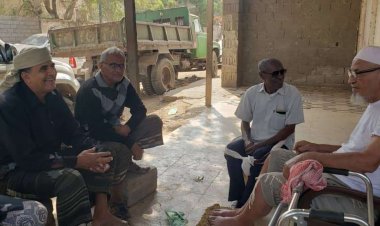 انتقالي أبين يواصل زياراته للاطمئنان على صحة عدد من الشخصيات الاجتماعية والنضالية