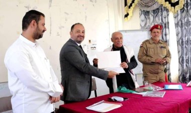 العميد مهدي يختتم دورة تعريفية بالقانون الدولي في محور الضالع