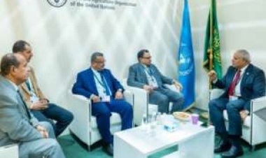 الوزير السقطري يلتقي المدير العام المساعد لمنظمة الأغذية والزراعة على هامش مؤتمر الأطراف “كوب 16”